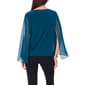 Womens MSK Embellished Flutter Sleeve Blouse - image 2