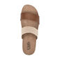 Womens Cliffs by White Mountain Tahlie Textured Slide Sandals - image 4