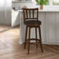 HH2 Home Presque Isle Cherry Wood Bar Height Swivel Stool - image 1