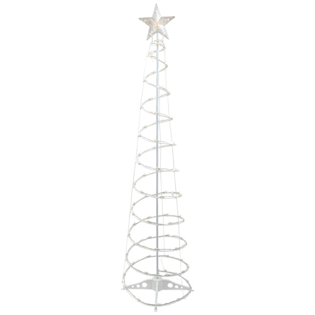 Open Video Modal for Northlight Seasonal 6ft. Warm White Cone Outdoor Christmas Decor
