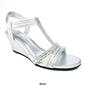 Womens New York Transit Badge Tee Smooth Wedge Sandals - image 6
