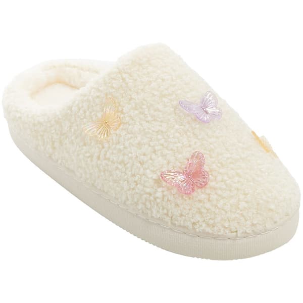 Womens Ella & Joy 3D Butterfly Clog Slippers