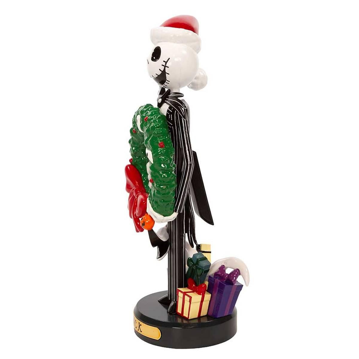Kurt S. Adler 10in. Disney Jack Skellington w/ Wreath Nutcracker
