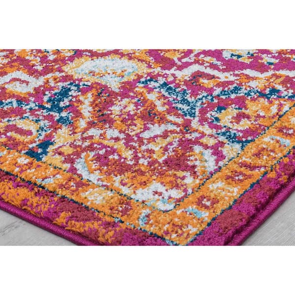 Rugs America™ Hailey Amelia Blush Abstract Vintage Area Rug