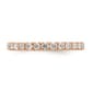 Pure Fire 14kt. Rose Gold Lab Grown Diamond Eternity Wedding Band - image 1