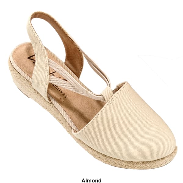 Womens LifeStride Katrina 2 Slingback Wedge Espadrilles Sandals