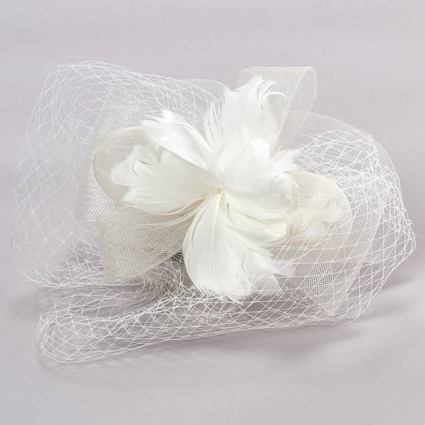 Womens Bellissima Net Fascinator Headband - image 