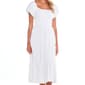 Juniors Trixxi Papaya Gauze Midi Dress - image 3
