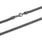 Mens Gentlemen's Classics&#8482; Black Franco Chain Necklace - image 2