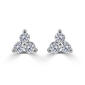 Diamond Classics&#40;tm&#41; 14kt. Diamond Cluster Earrings - image 1