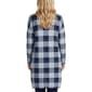 Petite NY Collection Long Sleeve Plaid Hacci Long Cardigan - image 3