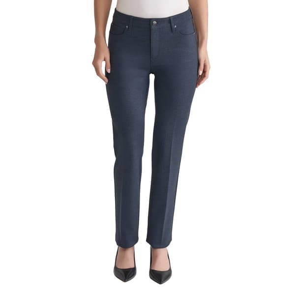 Womens Jones New York Fly Front Straight Lexington Denim Pants - image 