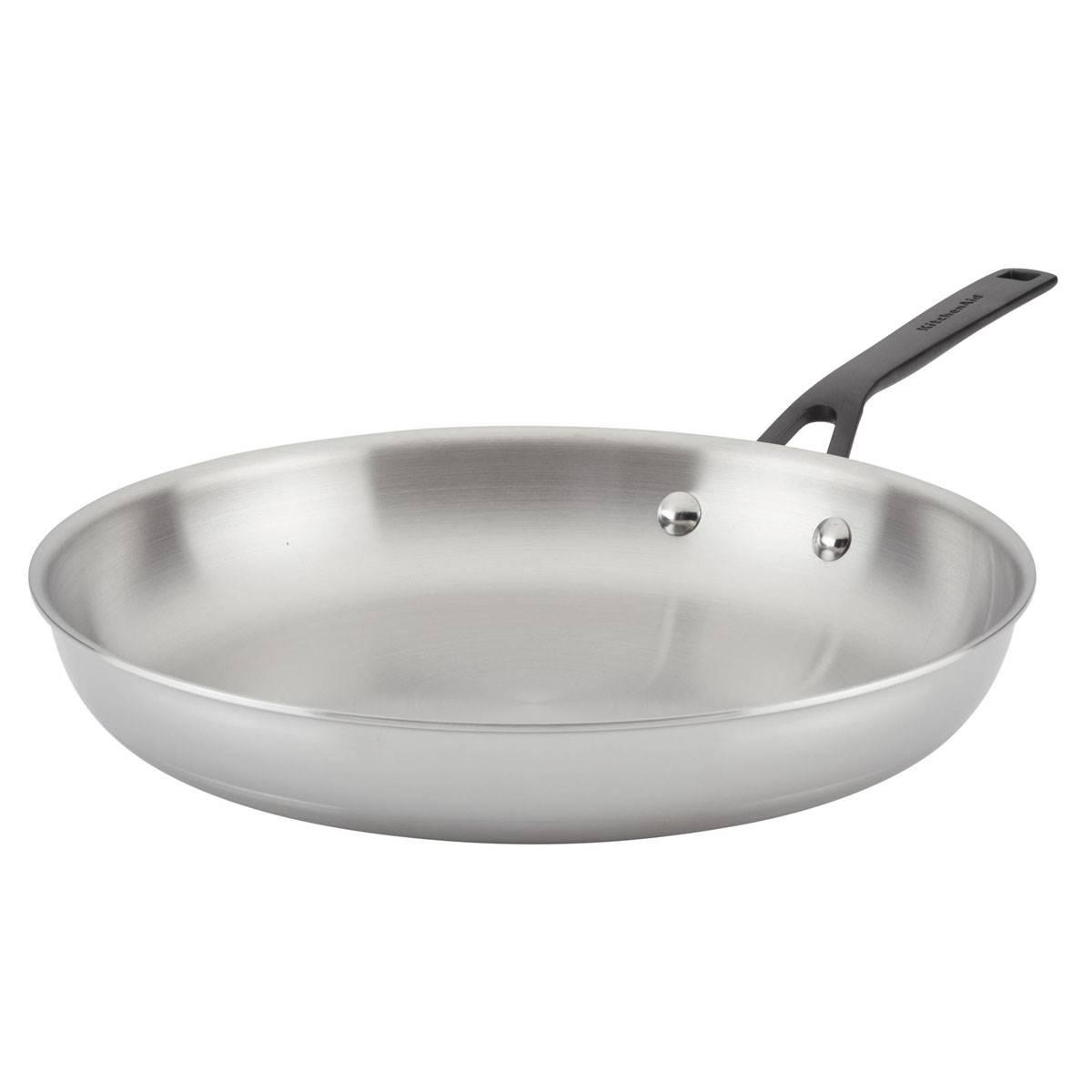 KitchenAid® 12.25in. 5-Ply Clad Stainless Frying Pan