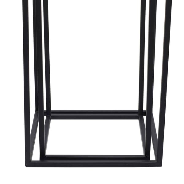 9th & Pike&#174; Black Metal Contemporary Accent Table - Set of 2