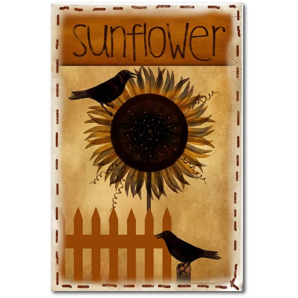Courtside Market Sunflower Wall Art - 12x18 - image 
