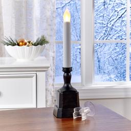 Battery Operated LED Window Candle with Timer