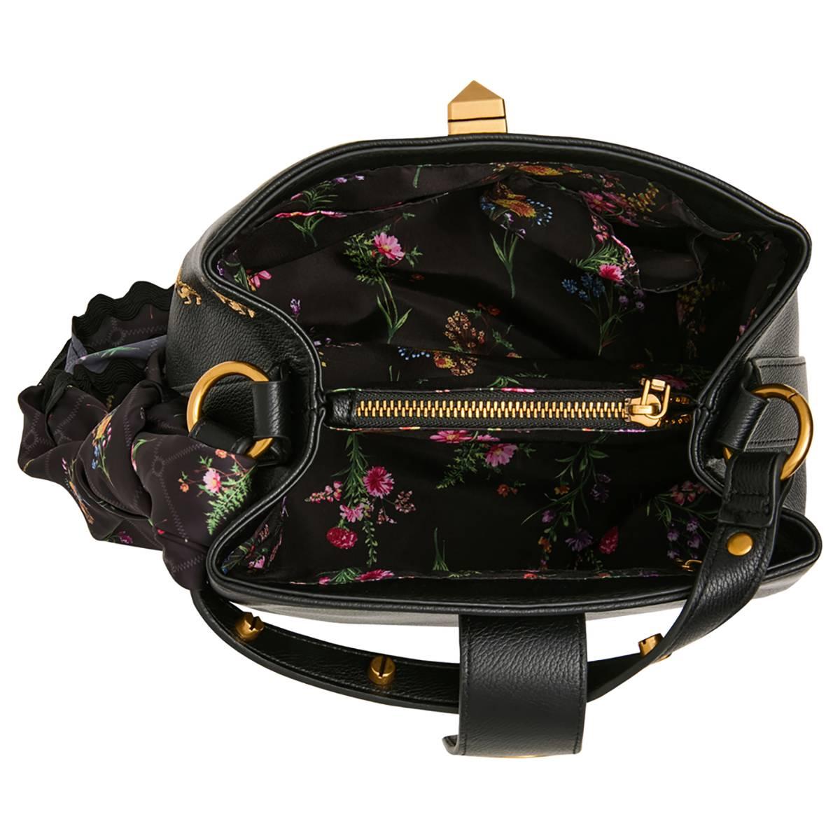 Betsey Johnson Unbridled Embroidered Horse Bucket