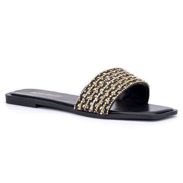 Womens Olivia Miller Victoria Slide Sandals - image 