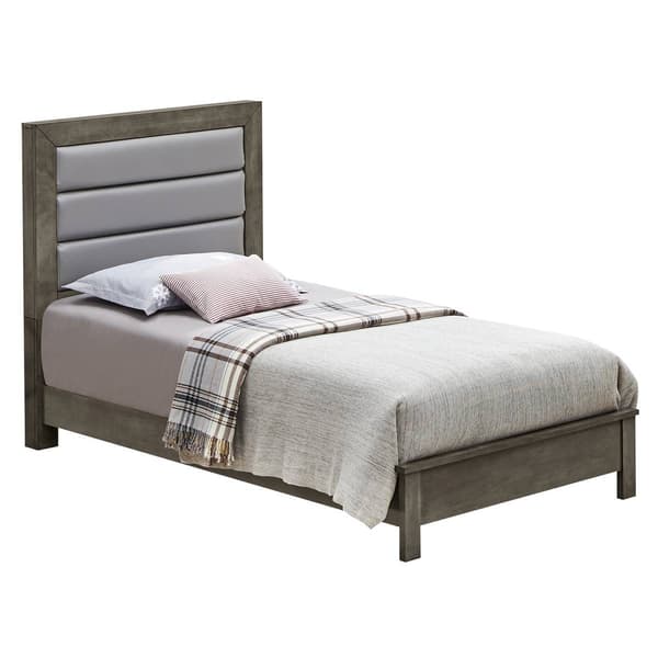 Passion Furniture Burlington Upholstered Bed Frame - Twin - image 