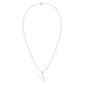 Nova Star® Sterling Silver Lab-Grown Diamond Initial E Pendant - image 3