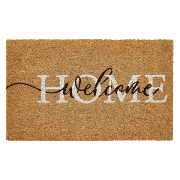 VCNY Home Multicolor Welcome Home Outdoor Coir Doormat - image 