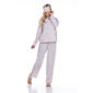 Womens White Mark 3pc. Pink Cheetah Pajama Set - image 2