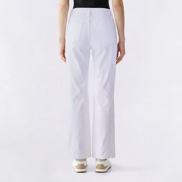 Juniors YMI Bella High Rise Wide Leg Jeans with Seam Detail