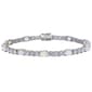 Gianni Argento Opal and Cubic Zirconia Link Bracelet - image 1