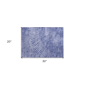HomeRoots Navy Abstract Non Skid Indoor Outdoor Accent Rug - image 3