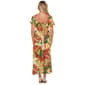 Petite MSK Short Sleeve Leaf Smock Bust Midi Dress - image 2