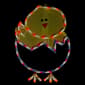 Northlight Seasonal Baby Chick in Egg Window Silhouette - image 2