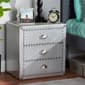 Baxton Studio Armel Industrial 3 Drawer Nightstand - image 7