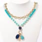 Ashley Cooper(tm) Gold-Tone 2 Row Multi Charm Necklace - image 1