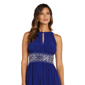 Womens R&M Richards Sleeveless Long Gown With Beaded Waist - image 3