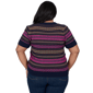 Plus Size Ruby Rd. English Countryside Mixed Fair Isle Sweater - image 2