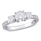 Diamond Classics&#40;tm&#41; 10kt. White Gold Moissanite Ring - image 1