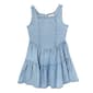 Girls &#40;7-16&#41; Rare Editions Sleeveless Denim Mock Corset Dress - image 3
