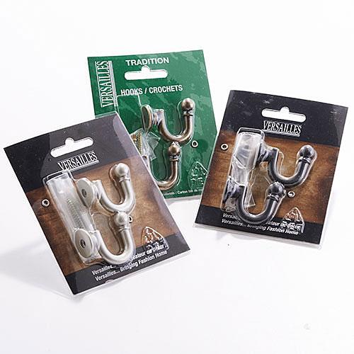 Ball Decorative Hook Pair