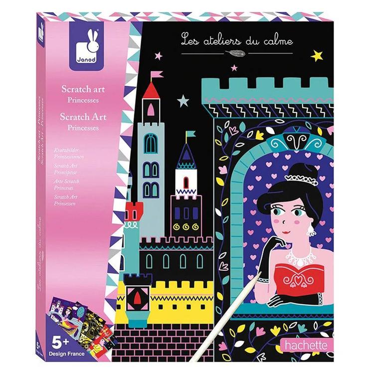 Princesses Scratch Art Kit