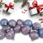 Northlight 12ct. Lavender & Blue Glass Ball Christmas Ornaments - image 3