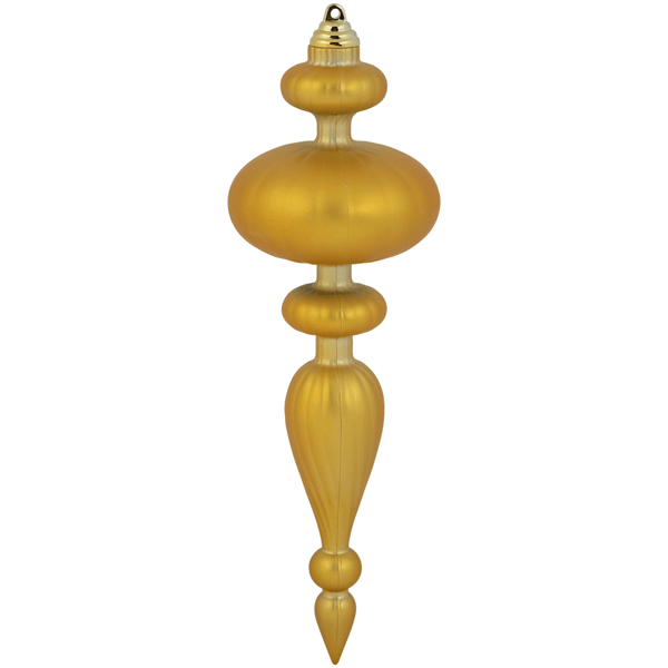 Northlight 4ct. Gold 2-Finish Christmas Shatterproof Ornaments