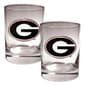 NCAA Georgia Bulldogs 2pc. Rocks Glass Set - image 1