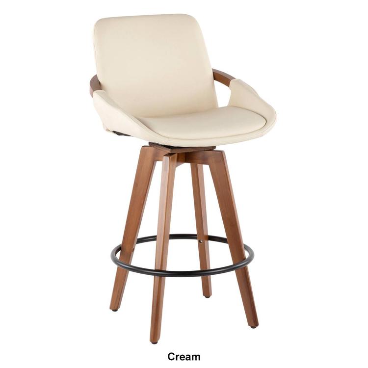 LumiSource Cosmo Mid-Century Counter Stool