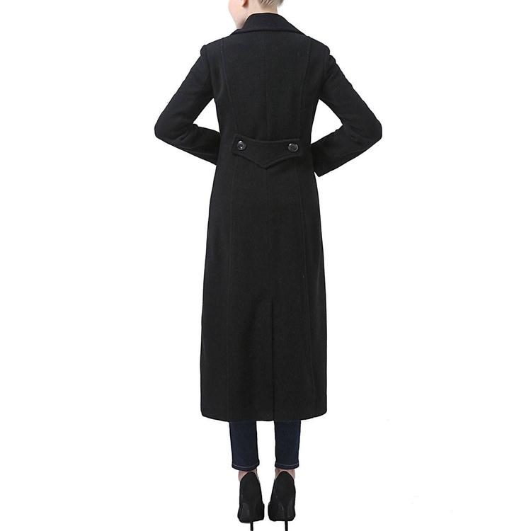 Womens BGSD Long Wool Maxi Walking Coat