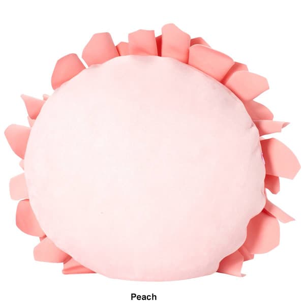 Mina Victory by Nourison Velvet Flower Round Pillow