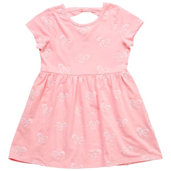 Girls &#40;7-12&#41; Freestyle Revolution Short Sleeve Bow Beauty Dress - image 
