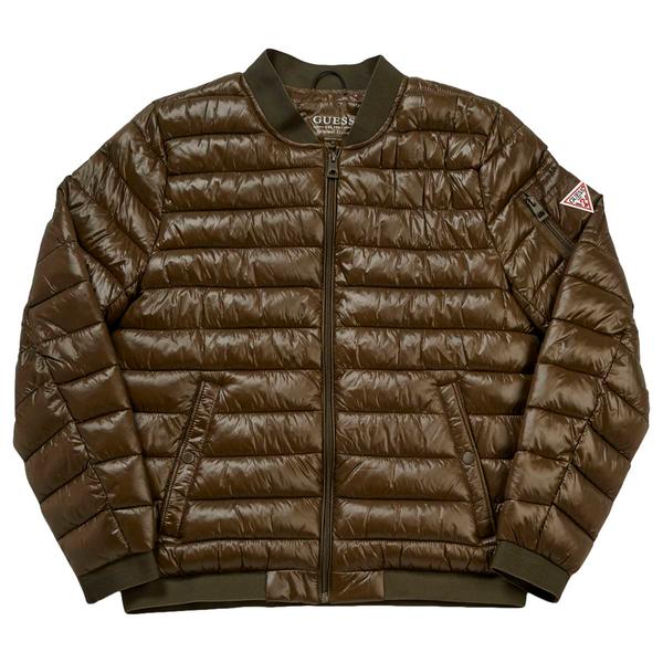 Mens GUESS Solid Nylon Jacket - image 