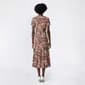 Womens Cocomo Short Sleeve Abstract Gomez Panel Midi Dress - image 2
