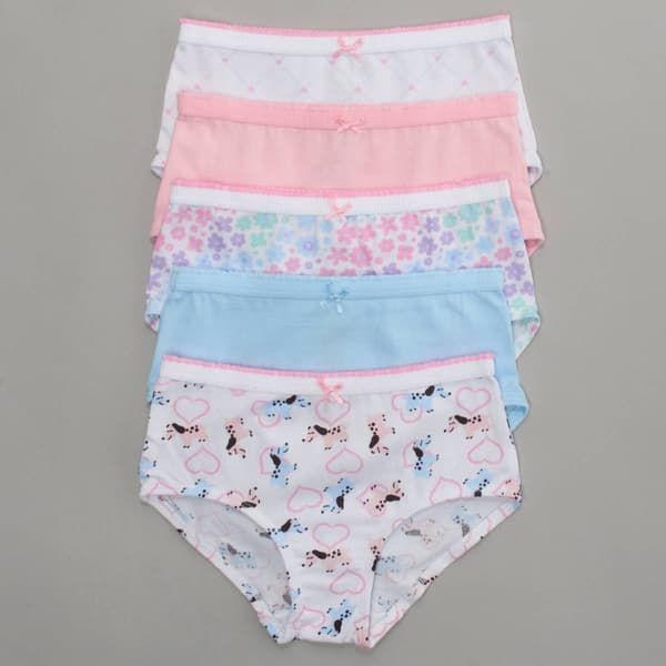 Girls (4-6x) René Rofé® 5pk. Samara Dog Briefs