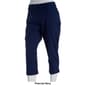 Womens Erika Joey Slit Hem Solid Twill Capri Pants - image 6